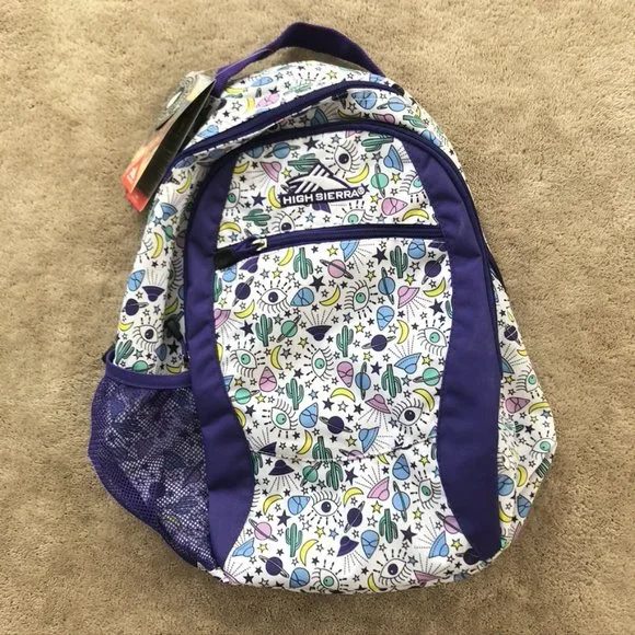 High Sierra | Bags | High Sierra White And Purple Backpack  display picture 1